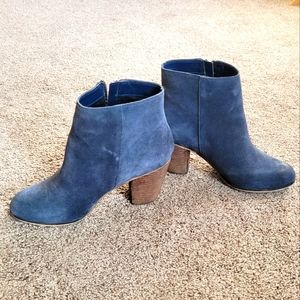 BP Blue Booties Genuine Leather